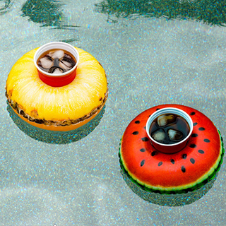 PoolCandy Inflatable Drink Floats 